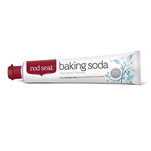 Red Seal Baking Soda Toothpaste – Neutralizes Plaque Acids, Nourishes, Protects Teeth & Gum Health Naturally & Cleans For Visibly Brighter Smile 3.5Oz | Pricepulse