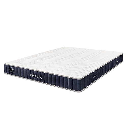 Cecotec Schaumstoffmatratze Flow CecoFresh 2100 CoolConfort 100 x 200. Schaumstoffkern und Innovative CoolConfort-Technologie fuer EIN ultrasfrisches Gefuehl, hohe Festigkeit, 21 cm Hoehe.
