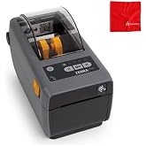 Zebra Technologies ZD411 Printer - Direct Thermal 203DPI - Modular Connectivity - BTLE5 - EZPL - with Cleaning Cloth