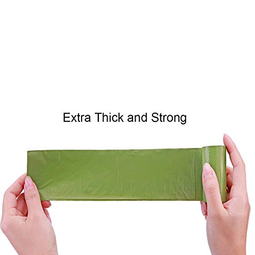 Dog Poop Bags, Extra Thick Strong Poop Bags for Dogs, Degradable Waste Bags, Guaranteed Leak-Proof,Unscented, Refill Rolls,16 Rolls, 15 Doggy Bags Per Roll,Each Pet Poop Bag Measures 9 x 13 Inches