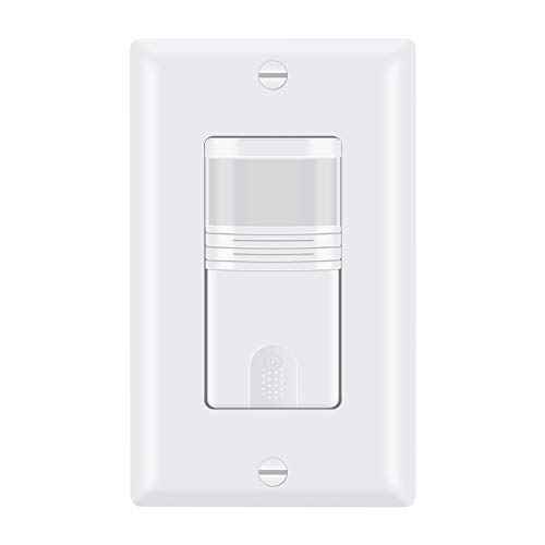 ECOELER 3 Way Motion Sensor Light Switch, Neutral Wire Required, Sensor