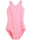 Mdnmd Girl's Camisole Leotard with Double Strap