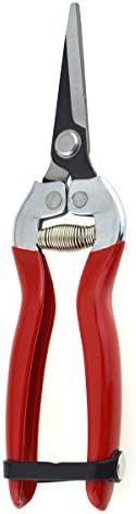 Garden Friends Stainless Steel Straight Pruning Scissors, Great Multi-Tasking Garden Shears for Trimming and Harvesting Flowers, Fruits, Vegetables, Roses, Plants &amp; Vines,Garden scissors