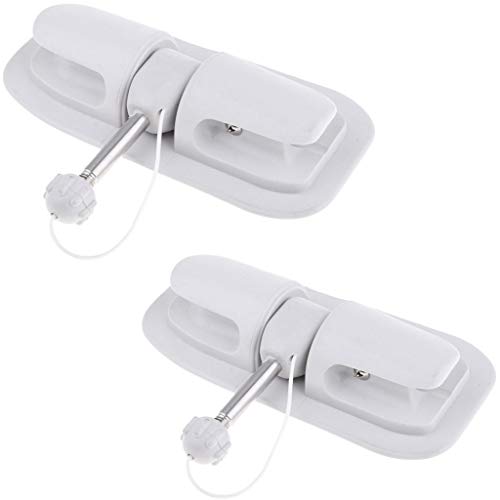 2Pcs Gray Inflatable Boat Oar Lock Patch Mount Kayak Canoe Raft Watercraft Parts Replacement Accessories - Thumbnail 6