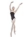 Dance Favourite Ballet Dance Leotard Gymnastics Black Leotard Women 01D0027 (XS)
