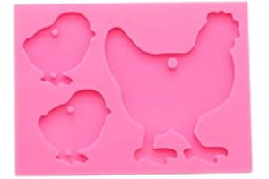 DIY STENCIL Chicken Mold, Chicken Family Keychain Mold, Chicken Shape Silicone Mold, Chicken Mold, Chicken Resin Mold, Chicken Mould, Chicken Chocolate Mold, Chicken cake Mold