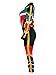 NVXIYYA Women Color Block Two Piece Outfit Long Sleeve Striped Jacket Pants Set Tracksuit