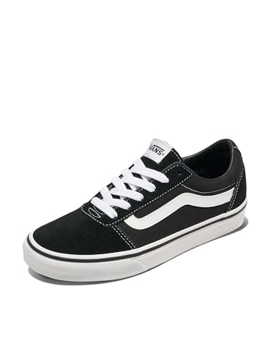 Damen Ward Sneaker Ward Trainers, (SUEDE/CANVAS) BLACK/WHITE, 36.5 EU
