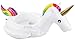 ilishop Unicorn Inflatable Raft for Kids White