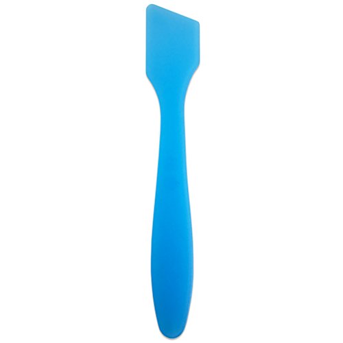 Pana Brand (20 Pieces) 7.35" BLUE LARGE Flexible Mixing Spatula Reusable Cosmetic Skin Care Facial Cream Mask Spatula for Mixing and Sampling