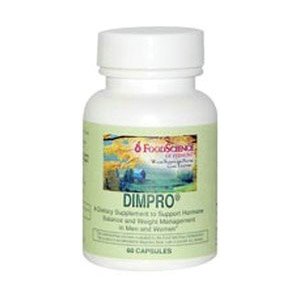 FoodScience of Vermont DimPro, Hormone Balance Support Supplement, 60 Capsules