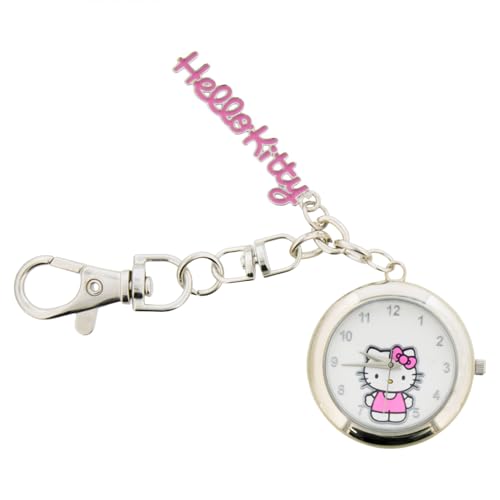 Accutime Hello Kitty Analog Bag Charm Pocket Watch