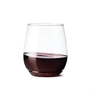 TOSSWARE POP 14oz Vino SET OF 12, Recyclable, Unbreakable & Crystal Clear Plastic Wine Gla