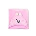 BT21 Official Merchandise by Line Friends - Cooky Character Hooded Throw Blanket for Indoor/Outdoor, Pink