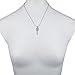 Lux Accessories Pave Tennis Racket Ball Simple Sport Pendant Necklace.