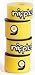 Orangatang Nipples ~Longboard Truck Bushings~ (Yellow (Hard Durometer 86a))