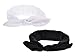 8 Pack Elastic Womens Headband, Bunny Ears Bow Headband Hairband Headwrap Many Colors (Set 4)