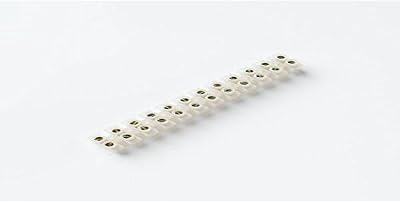 Merriway BH07462 12-Way Terminal Connector Blocks 6A White Pack of 12