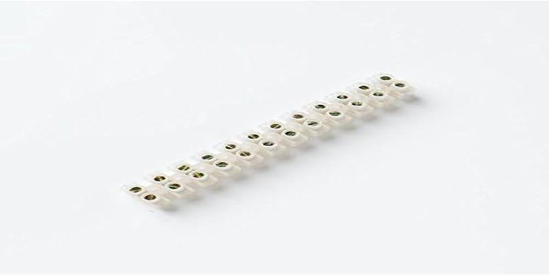 Merriway BH07462 12-Way Terminal Connector Blocks 6A White Pack of 12