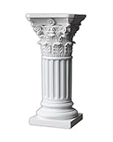 Pedestal - Roman Corinthian Style - Off White