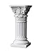 Pedestal - Roman Corinthian Style - Off White