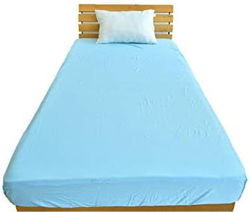 Amazon Dx A 強冷感 ニット ボックスシーツ クイーンサイズ 160 0 30cm 接触冷感 ベッドシーツ ひんやり ベッドカバー ブルー 強冷感 ボックスシーツ ボックスシーツ オンライン通販