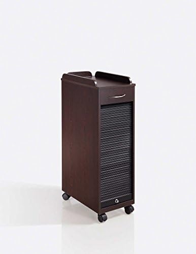 Standish Salon Goods Chester Black Salon Trolley in Walnut