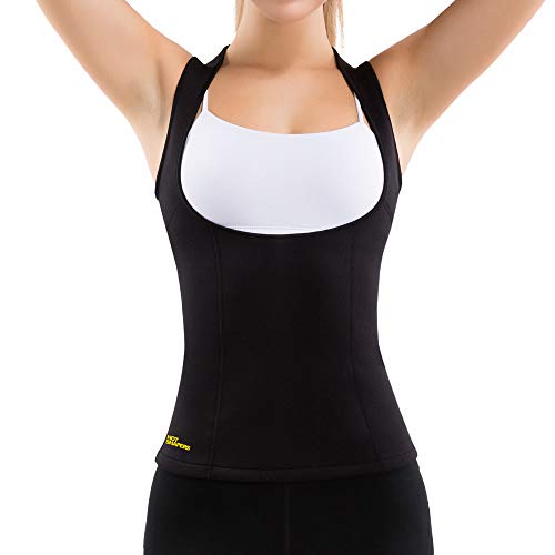Hot Shapers Women's Cami Hot Belly Fat Burn Sauna Shirt. Seamless