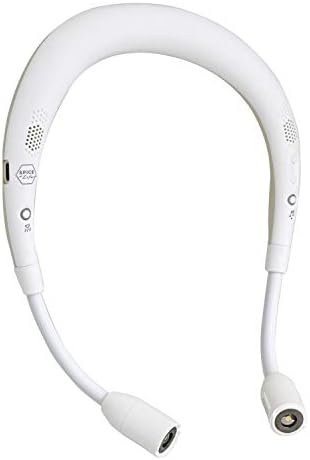 Spice Of Life スパイス Ledネックライト スピーカーライトwithコールレシーバー ハンズフリー アイボリー 通話 Usb充電式 Bluetooth 点滅点灯 ウォーキング Wsl100iv 19 3 5 25 5cm