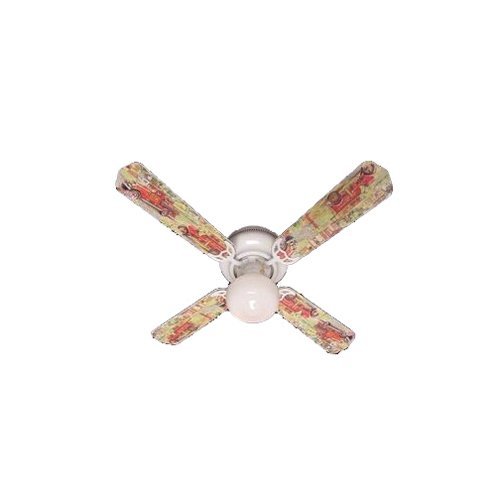 Amazon Com Ceiling Fan Designers Ceiling Fan Fire Trucks 42