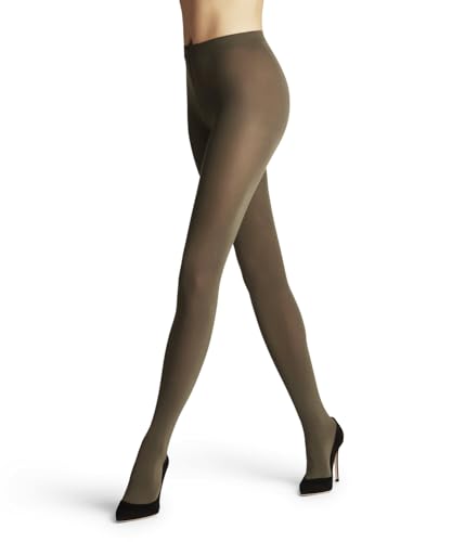 FALKE mujer Cotton Touch pantimedias transpirable algodón elegante cintura lisa mate confort sin presión costura plana en los dedos colores intensos 1 pieza