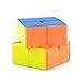 D-FantiX Qiyi 2x2 Speed Cube Stickerless Magic Cube Puzzle