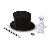 Melissa & Doug Magic in a Snap! Magician's Pop-Up Hat with Tricks (Illustrated Instructions, 4 Pieces, Great Gift for Girls and Boys - Best for 4, 5 and 6 Year Olds)
