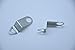 Metal Clock Hook Quartz Clock Movement Mechanism Hanger Pack of 30Pcs (14mm Hole Dia.)