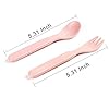 Bamboo-Kids-Spoons-Forks-Set-for-Baby-Feeding-Dinnerware-Utensils-Pack-for-Children-Dishwasher-Safe-Natural-Tableware-Plastic-Free-Set-of-10 Bamboo Kids Spoons & Forks Set for Baby Feeding - Dinnerware Utensils Pack for Children, Dishwasher Safe - Natural Tableware, Plastic Free, Set of 10
