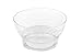Adorn - 6.4 Quart Ice Chilled Salad Bowl Server on ice with Dome Lid and Serving Utensils | Multi-functional it Includes a Divider with Center Dip Cup | Shatter Resistant Crystal Clear Plastic