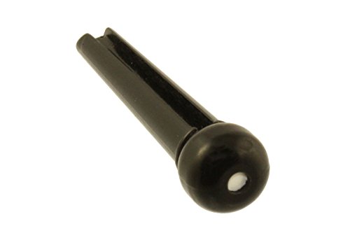 Allparts BP-0678-023 Black Plastic Dotted Bridge Pins