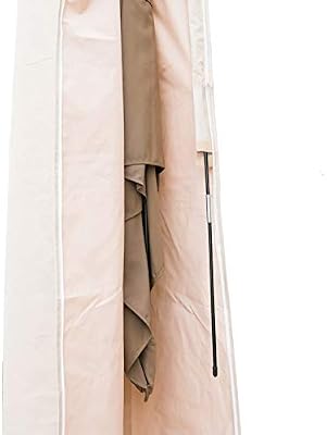 Amazon Com C Hopetree Outdoor Storage Cover For Offset Cantilever Patio Umbrella Beige Kitchen Dining