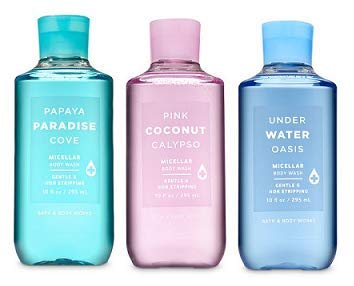 Amazoncom Bath And Body Works 3 Pack Micellar Body Wash
