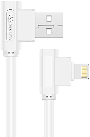 USB Charging Cable,3ft Durable Charger Cable Fast Charging Cable L-Shape Rapid Data Sync USB Cable for Apple iPhone7 6s 6sPlus 5 5s,iPad mini, iPod Nano and More (White)