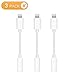 3 Pack Seotic Lightning to 3.5 mm Headphone Jack Adapter iOS 10.3 for iPhone 7/7 Plus Accessories Lightning Connector to 3.5 mm Headphone Earphone Extender Jack Adapter primary