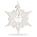 Hallmark Keepsake Ornament Porcelain Snowflake with Rhinestones