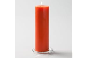 Richland® 3" X 9" Hand Poured Orange Pillar Candle