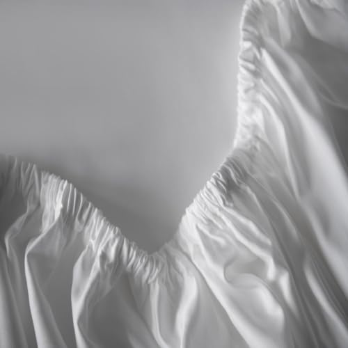 MAXICOZY KING SHEET SET, COOLING SHEETS, DEEP POCKET UP TO 16″, SOFT SHEETS KING SIZE BED SET, HOTEL LUXURY SILKY BEDDING SHEETS & PILLOWCASES, WHITE(4 PIECE)