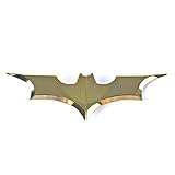 Unisex's Zinc Alloy Man Batman Batarang Money Clip Gold