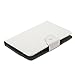 7 inch Tablet Protective Case,Stand Holder,Portable Foldable and Solid Stand Case, Compatible with All Universal 7 inch 16:9 Tablets PC(White)