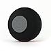 Splash Tunes Shower Speaker - Waterproof Bluetooth Shower Speaker, Portable, Hands-Free, Wireless, Water Resistant, Shower Speaker with Built-in Mic and Suction Cup - Black