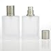 Enslz 30ML Fashion Portable Frosting Glass Perfume Bottle With Aluminum Atomizer Empty Cosmetic Container for Travel 2pcs