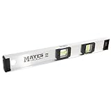 Mayes 10110 Anodized Aluminum Level, 18-Inch