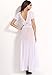 Amoretu Womens Sheer Lace V Neck Gown Dress Maxi Lingerie Set